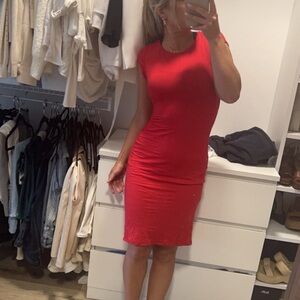 Red everyday dress